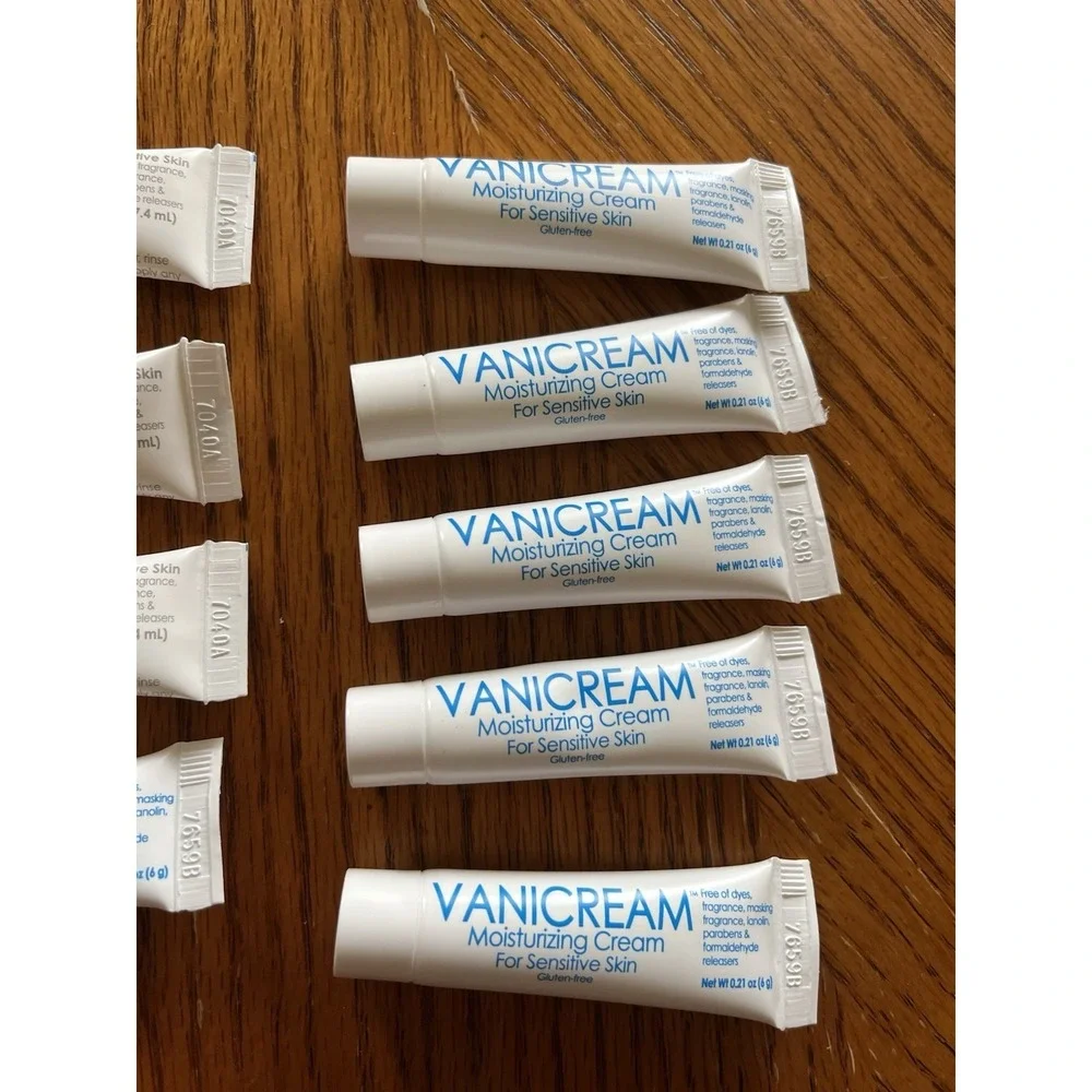 Vanicream Lot 9 Moisturizing Skin Cream Gentle Body Wash 0.25 Fl Oz Travel Size